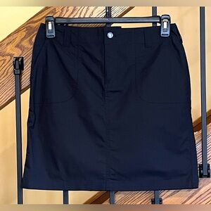 Boston Proper Skirt Cargo Front And Back Pockets proper Black SZ. 8 NWT